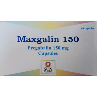 Максгалин капсулы по 150 мг №60 (6 блистеров х 10 капсул)