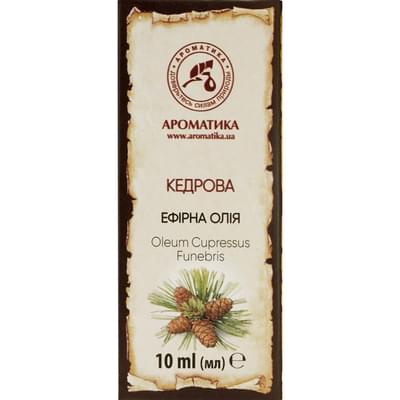 Масло эфирное Ароматика Кедровое 10 мл