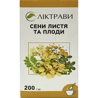 Сенні листя та плоди Ліктрави по 200 г (коробка з внутр. пакетом)