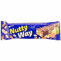 Батончик-мюслі Батончик глазурований Nutty Way горіховий з фруктами 40 г