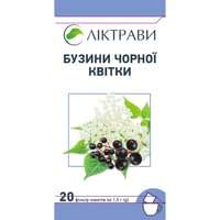 Бузини чорної квітки Ліктрави по 1,5 г №20 (фільтр-пакети)