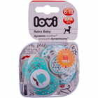 Пустышка силиконовая Lovi 22/805 динамическая с 6 до 18 месяцем 2 шт.