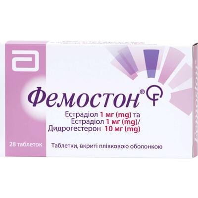 Фемостон таблетки 1 мг / 10 мг №28 (блістер)
