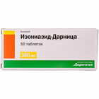 Изониазид-Дарница таблетки по 300 мг №50 (5 блистеров х 10 таблеток)