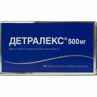 Детралекс таблетки по 500 мг №60 (4 блістери х 15 таблеток)