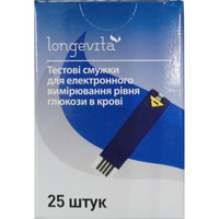 Тест-полоски для глюкометра Longevita 25 шт.