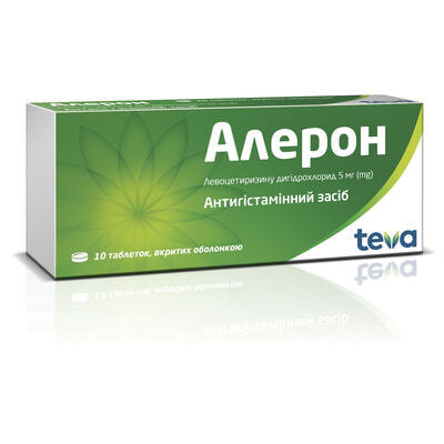 Алерон таблетки по 5 мг №10 (блістер)
