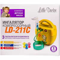 Ингалятор Little Doctor LD-211 С компрессорный желтый