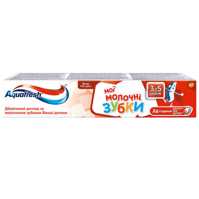 Зубна паста дитяча Aquafresh Мої молочні зубки від 3 до 5 років 50 мл