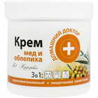Крем для обличчя Домашній Доктор Мед та обліпиха Мультивітамінний із захисними властивостями 250 мл