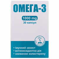Омега-3 Enjee капсули по 1000 мг №30 (3 блістери х 10 капсул)