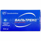 Купить Вальтрекс Глаксо Смит Кляйн таблетки по 500 мг №42 (7 блистеров х 6 таблеток) Вальтрекс Глаксо Смит Кляйн таблетки по 500 мг №42 (7 блистеров х 6 таблеток)