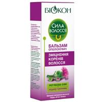 Бальзам-ополаскиватель Биокон Сила волос Укрепление корней волос 215 мл