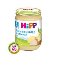 Пюре м`ясне Hipp Кролик з картоплею з 4-х місяців 190 г