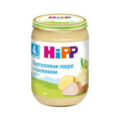 Пюре мясное Hipp Кролик с картофелем с 4-х месяцев 190 г