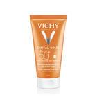 Крем для обличчя сонцезахисний Vichy Ideal Soleil SPF 50+ потрійної дії 50 мл