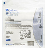 Рукавички хірургічні Medicom SafeTouch Clean Bi-Fold латексні стерильні припудрені розмір 7,5 пара