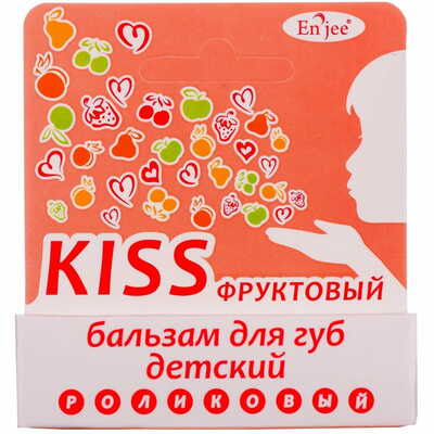 Бальзам для губ детский Enjee Kiss Фруктовый поцелуй 6 мл