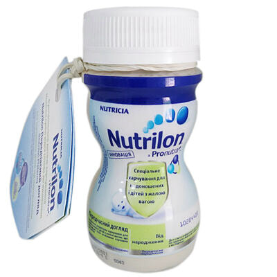 Смесь жидкая молочная Nutrilon Преждевременный уход для недоношенных детей 70 мл