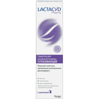 Засіб для інтимної гігієни Lactacyd Pharma Заспокійливий з дозатором 250 мл