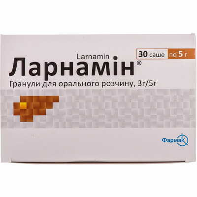 Ларнамін гранули д/орал. розчину 3 г / 5 г №30 (саше)