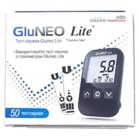 Купить Тест-полоски для глюкометра GluNeo Lite 50 шт. Тест-полоски для глюкометра GluNeo Lite 50 шт.