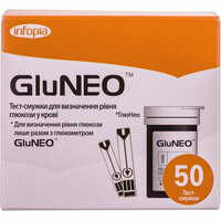 Тест-полоски для глюкометра GluNeo 50 шт.