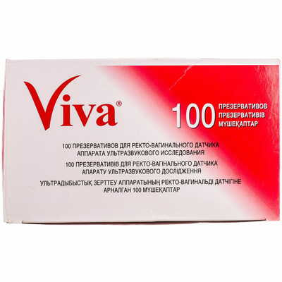 Презервативы Viva для УЗИ 100 шт.